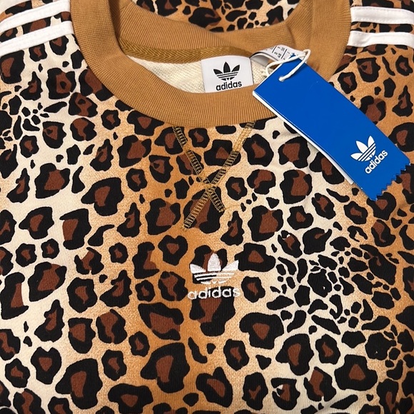 ⚡️LastOne⚡️Adidas originals leopard cheetah sweatshirt & tight legging set - Picture 4 of 5